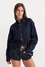THE DENIM EASY SHIRT INDIGO1389