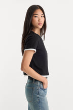 THE LAYERED TEE BLACK