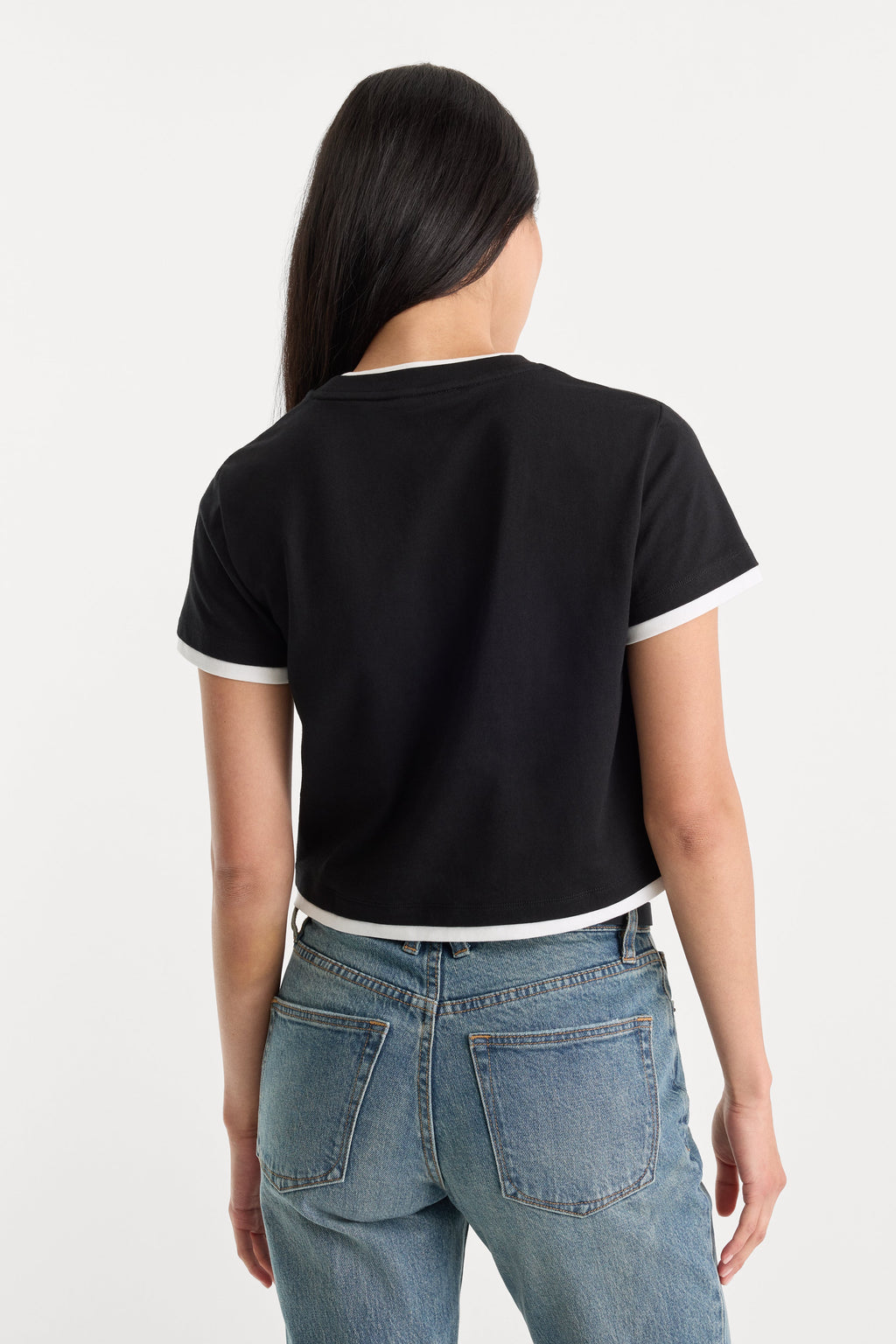 THE LAYERED TEE BLACK