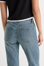 VINTAGE STRAIGHT ANKLE JEANS OAK