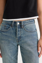 VINTAGE STRAIGHT ANKLE JEANS OAK