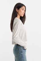 THE LONG SLEEVE LAYERED TEE VINTAGE GREY