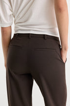 THE LOW RISE STRAIGHT LEG TROUSER ESPRESSO