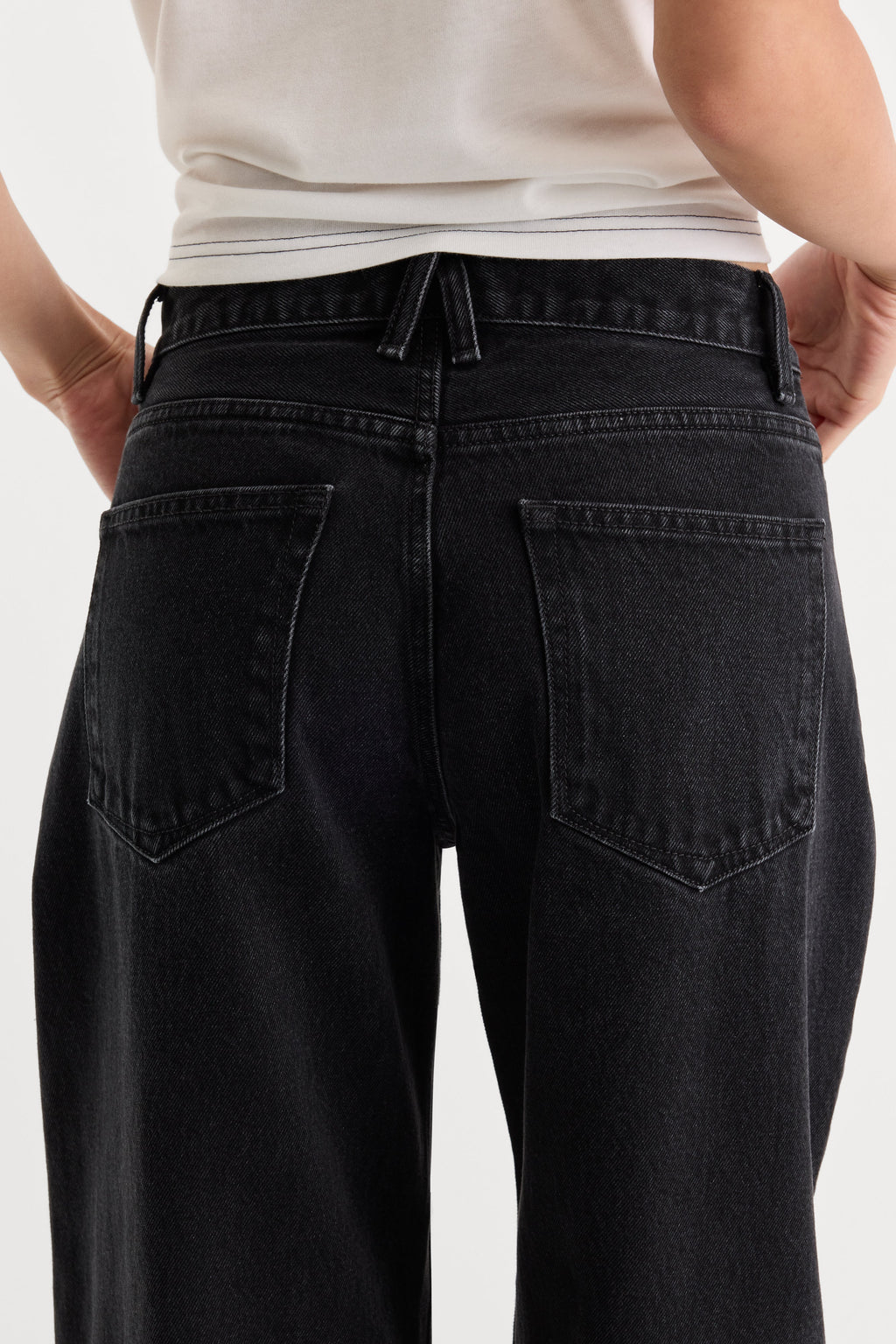 VINTAGE BARREL ANKLE JEANS FLAT TYRE