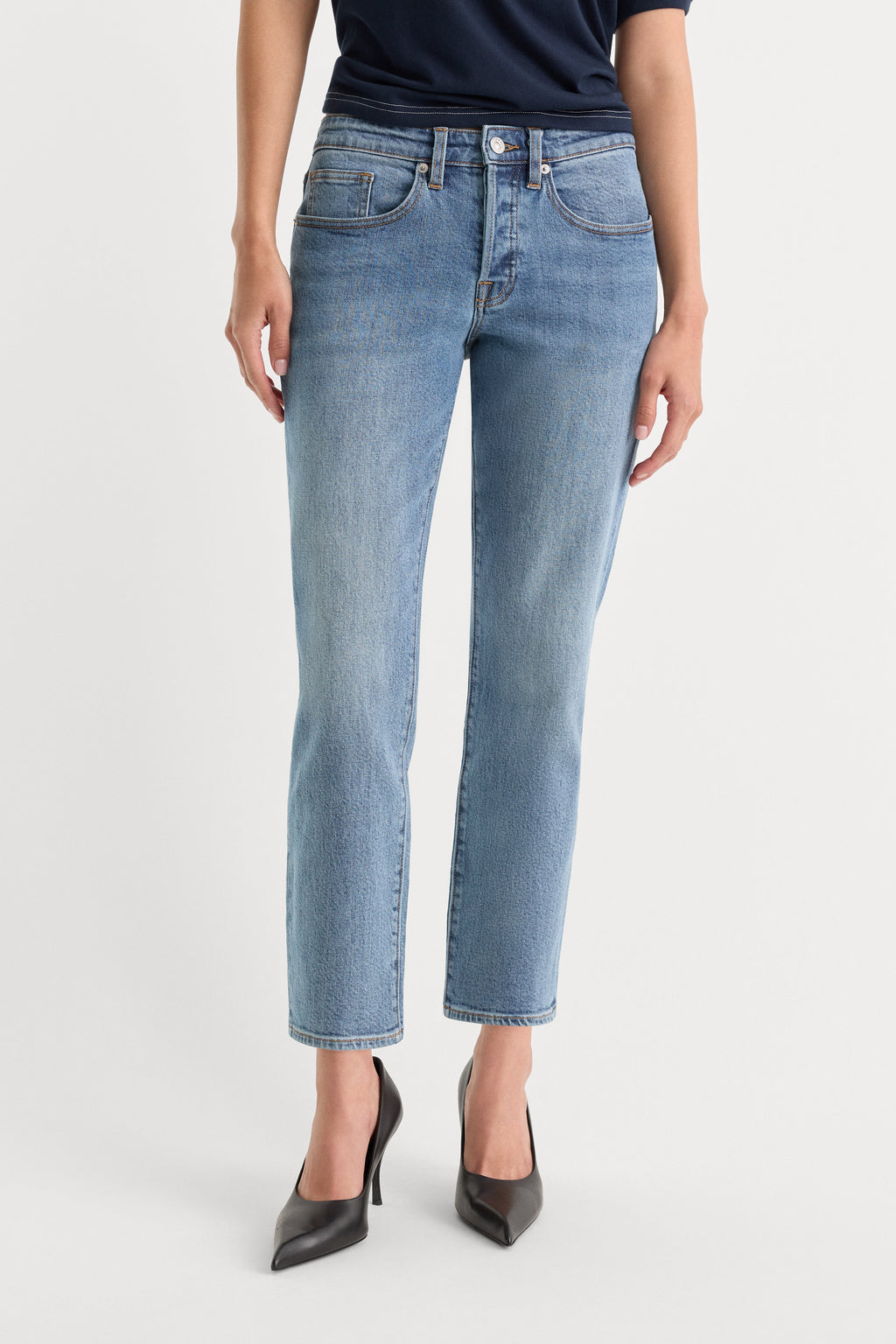 VINTAGE STRAIGHT ANKLE JEANS SAVOR