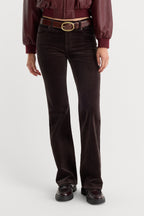 GOOD LOW RISE BOOTCUT CORDUROY PANT ESPRESSO