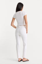 ALWAYS FITS GOOD LEGS STRAIGHT JEANS WHITE001