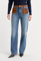 GOOD TRUE STRAIGHT JEANS CREST