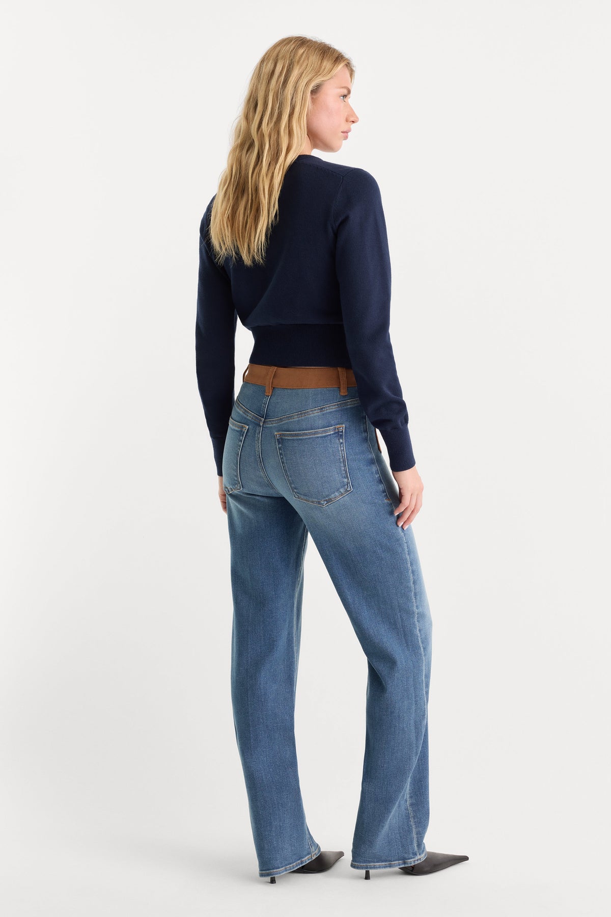GOOD PETITE TRUE STRAIGHT JEANS CREST