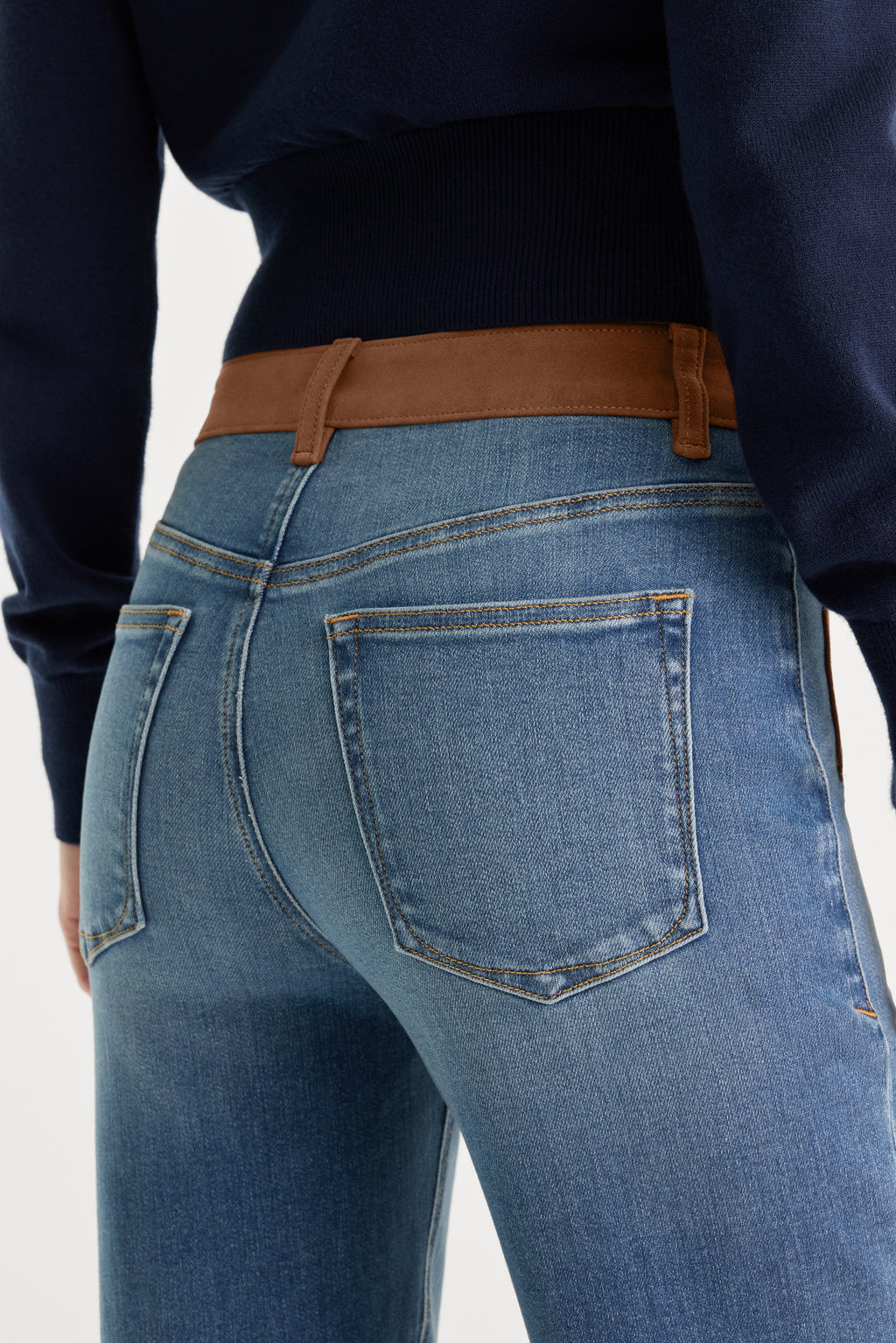 GOOD TRUE STRAIGHT JEANS CREST