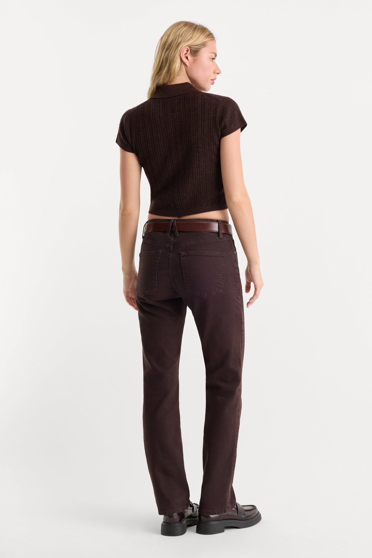 VINTAGE STRAIGHT JEANS ESPRESSO