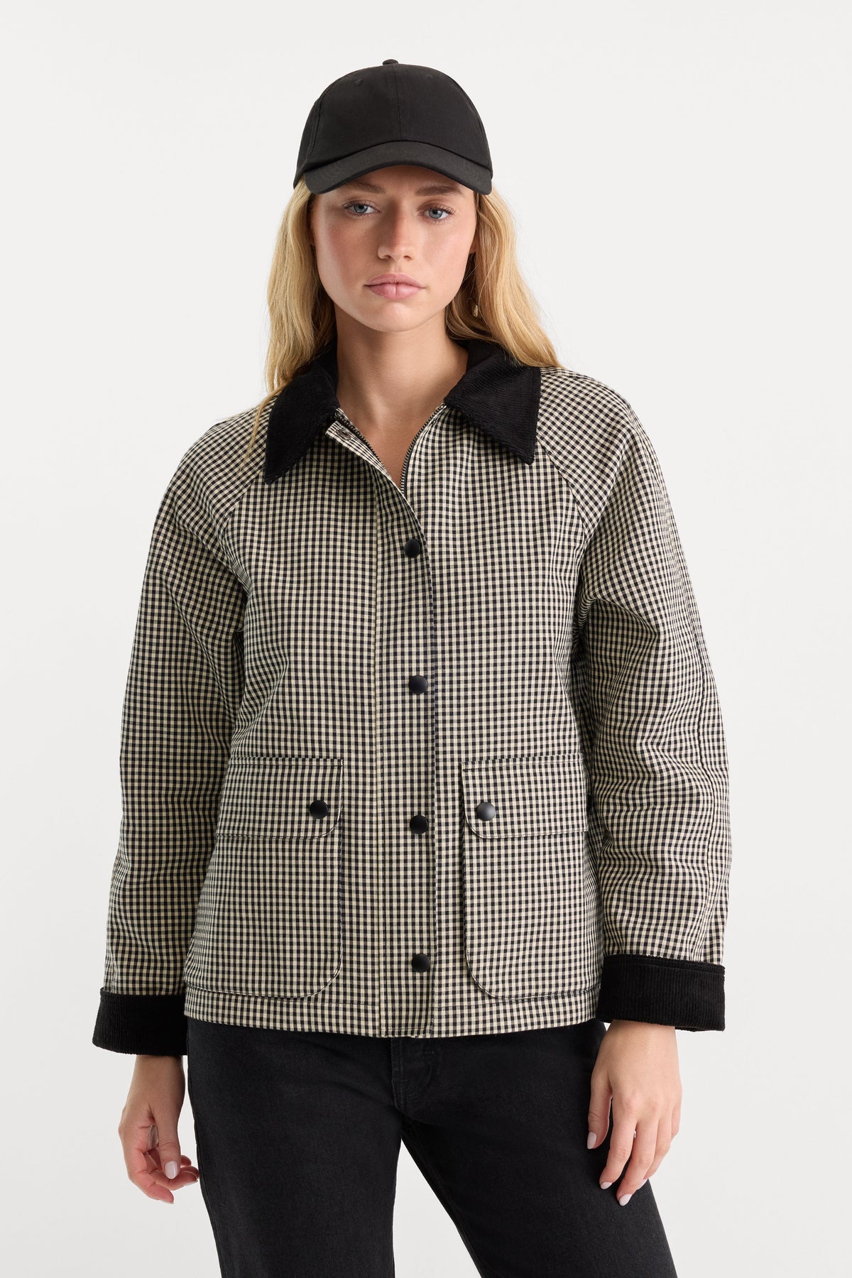 THE HERITAGE JACKET BLACK CHECK