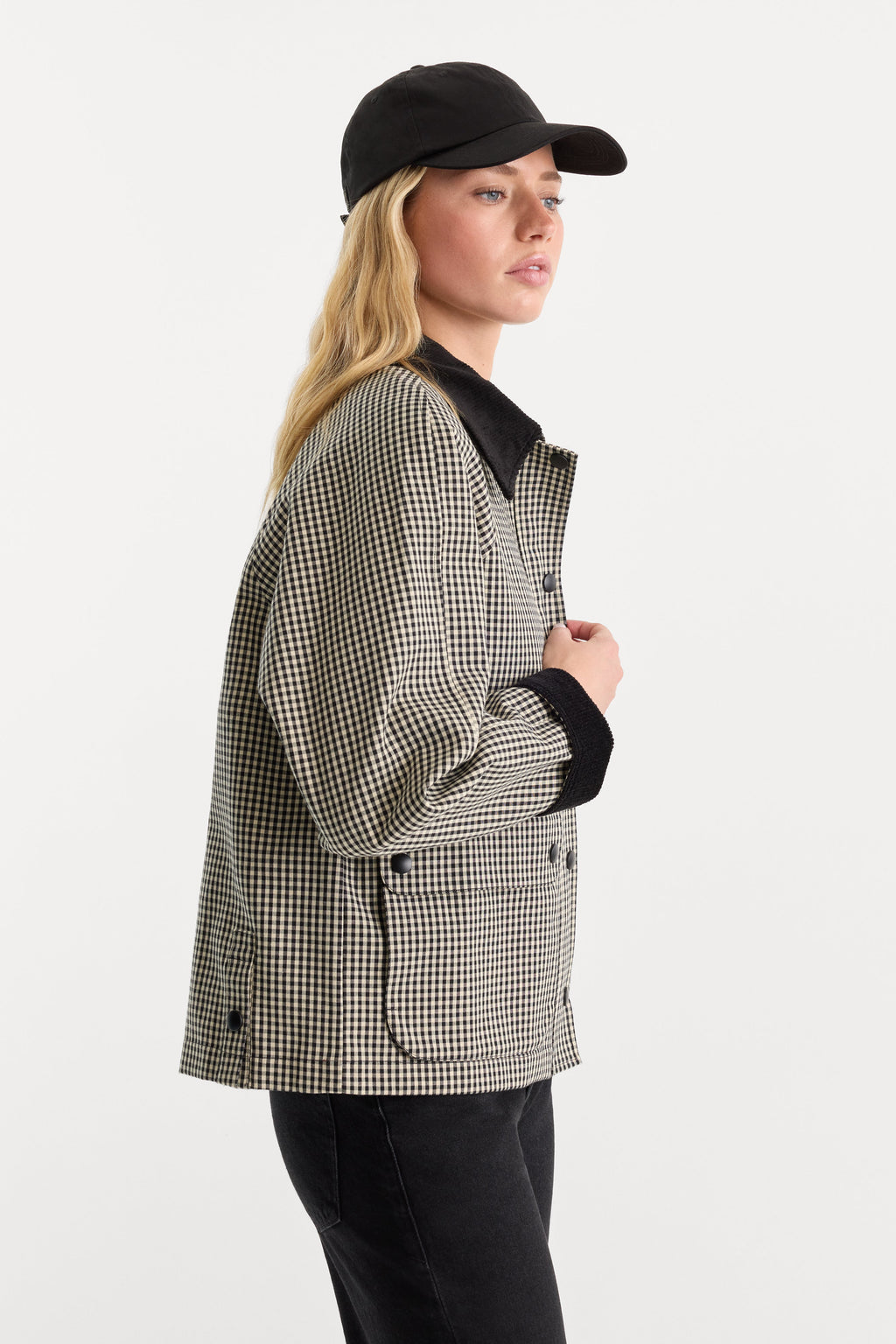 THE HERITAGE JACKET BLACK CHECK