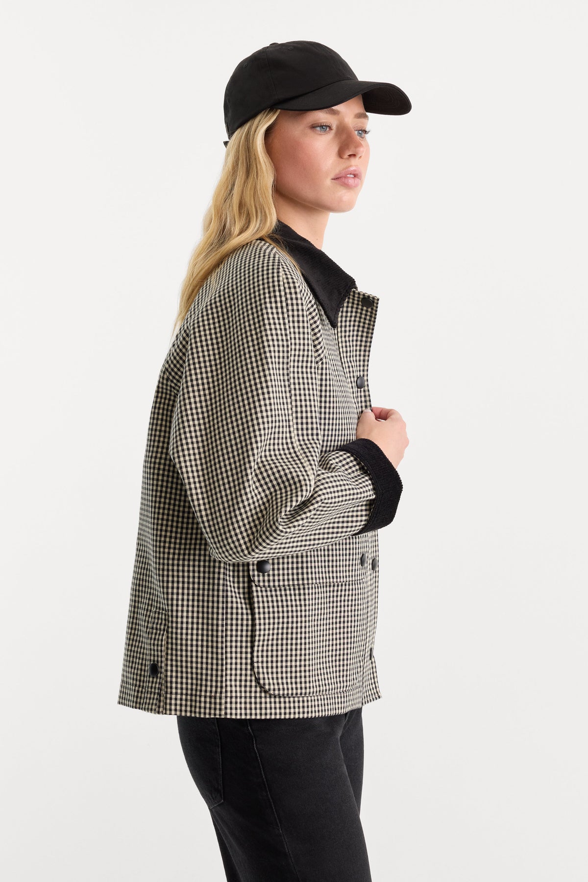 THE HERITAGE JACKET BLACK CHECK