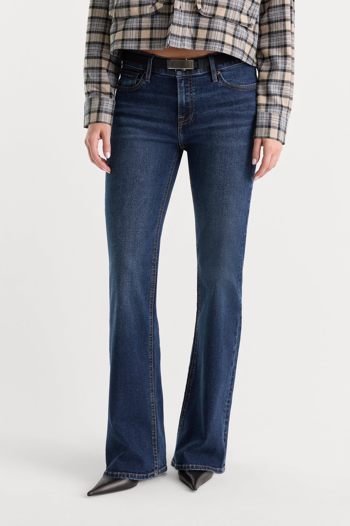 GOOD LOW RISE BOOTCUT JEANS UMBER