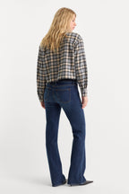 GOOD LOW RISE BOOTCUT JEANS UMBER