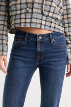 GOOD LOW RISE BOOTCUT JEANS UMBER