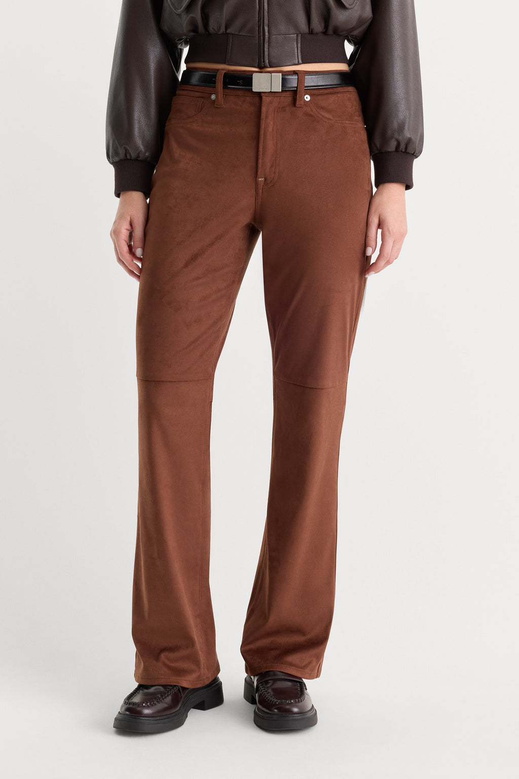 BETTER THAN SUEDE GOOD CLASSIC BOOTCUT PANT CAFE CLAY