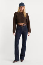 ALWAYS FITS PATCH POCKET GOOD CLASSIC BOOTCUT JEANS DENETHICBLUE04
