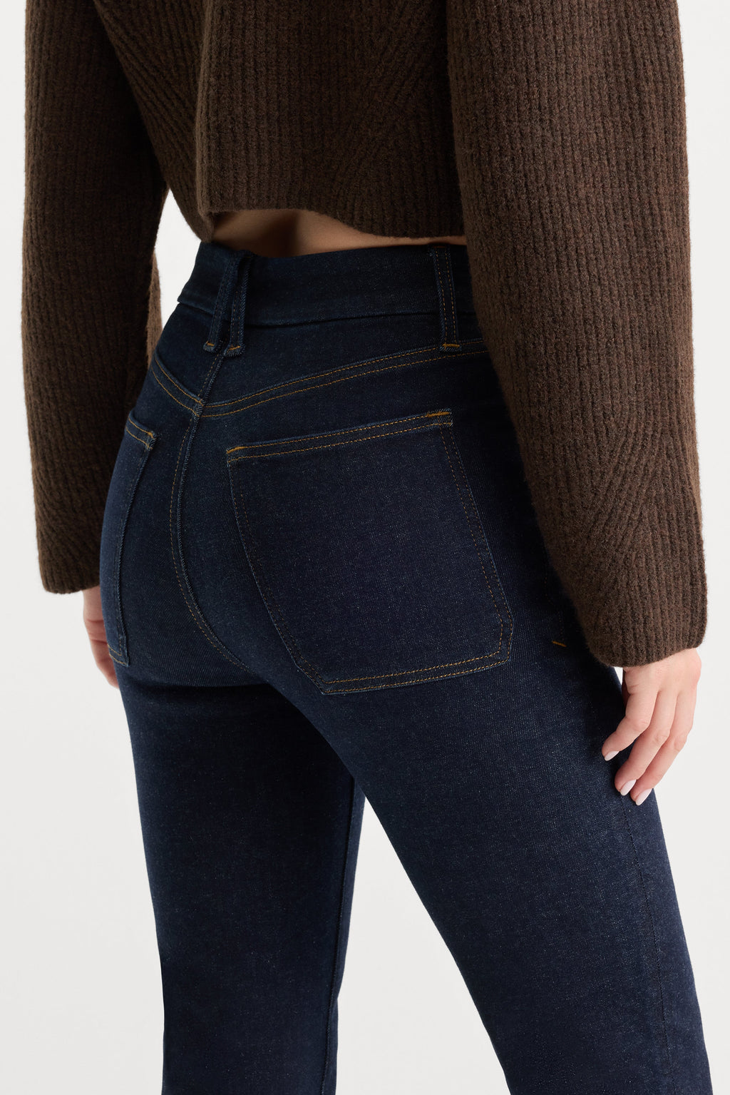 ALWAYS FITS PATCH POCKET GOOD CLASSIC BOOTCUT JEANS DENETHICBLUE04