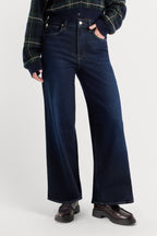 GOOD WAIST PALAZZO ANKLE JEANS RINSE