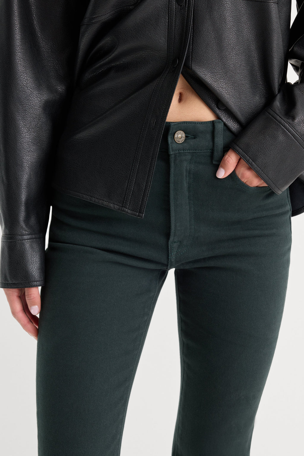 GOOD CLASSIC BOOTCUT JEANS FOREST GREEN