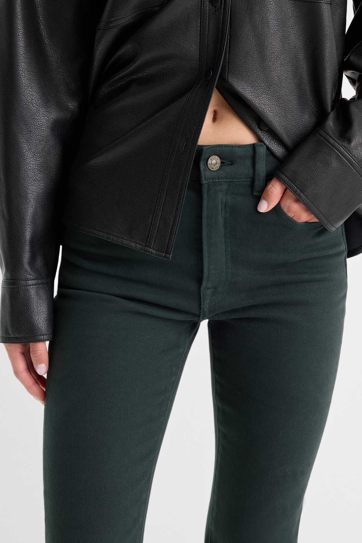 GOOD CLASSIC BOOTCUT JEANS FOREST GREEN