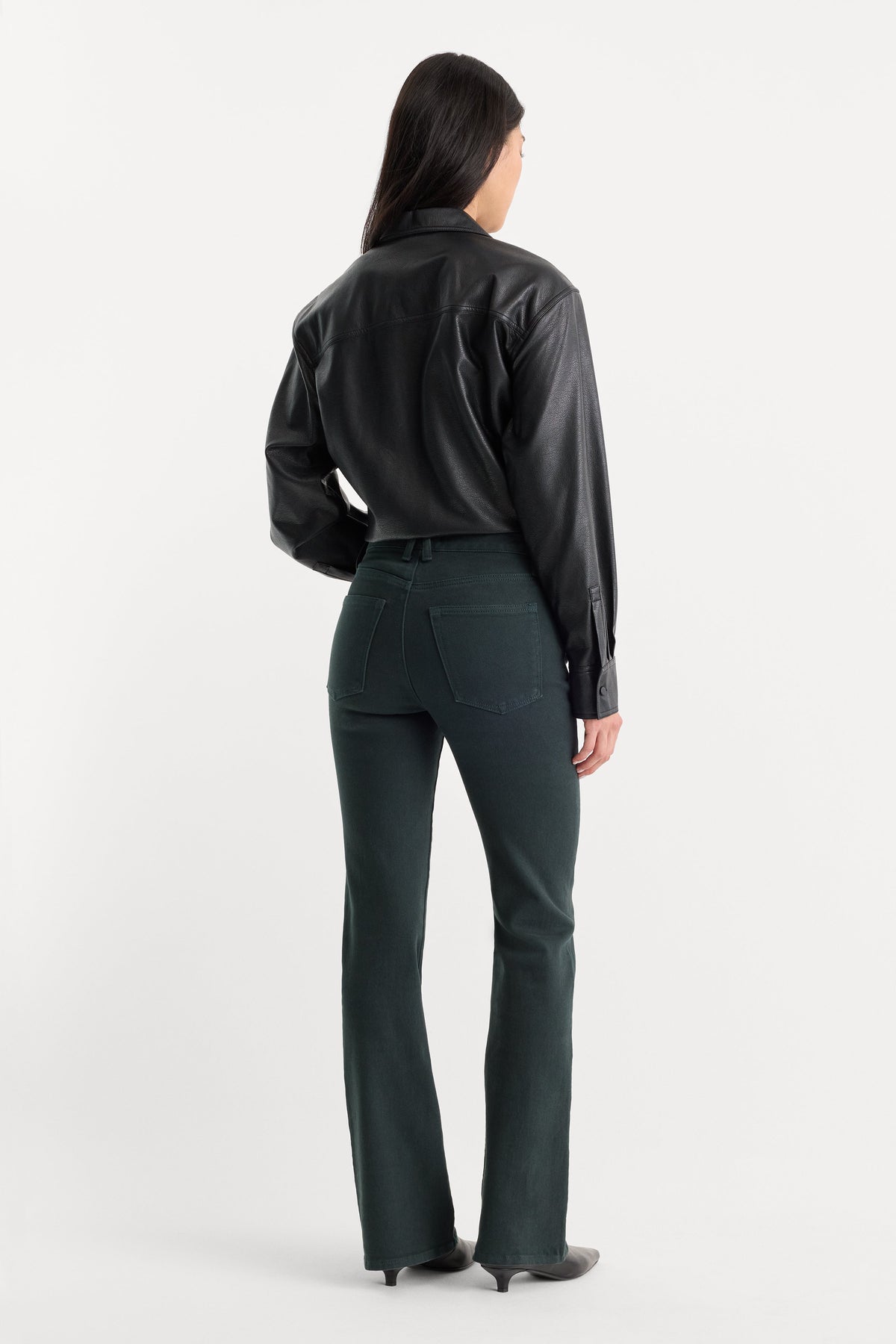 GOOD CLASSIC BOOTCUT JEANS FOREST GREEN