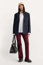 VINTAGE LOW RISE BOOTCUT JEANS BERRY NOIR