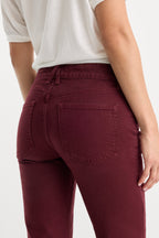 VINTAGE LOW RISE BOOTCUT JEANS BERRY NOIR