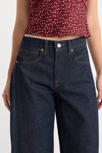 VINTAGE BARREL ANKLE JEANS RINSE