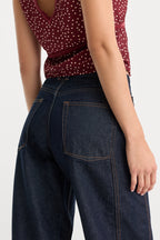 VINTAGE BARREL ANKLE JEANS RINSE