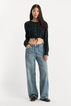 VINTAGE WIDE JEANS OAK