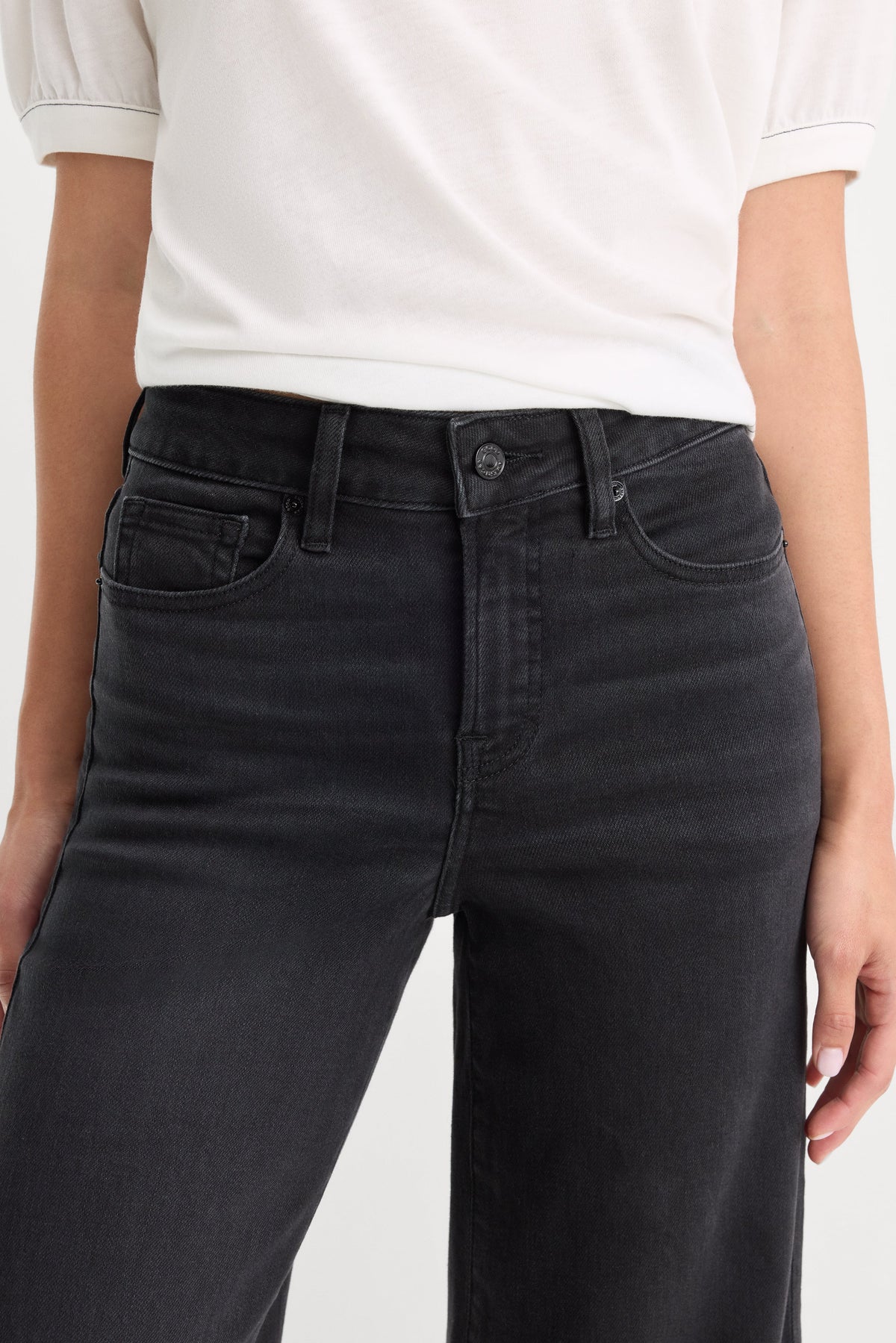 GOOD WAIST PALAZZO ANKLE JEANS TYRE