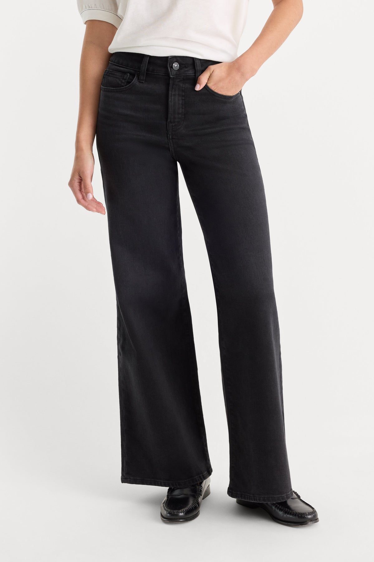 GOOD WAIST PALAZZO ANKLE JEANS TYRE