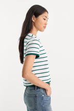 THE LAYERED TEE FOREST MULTI STRIPE