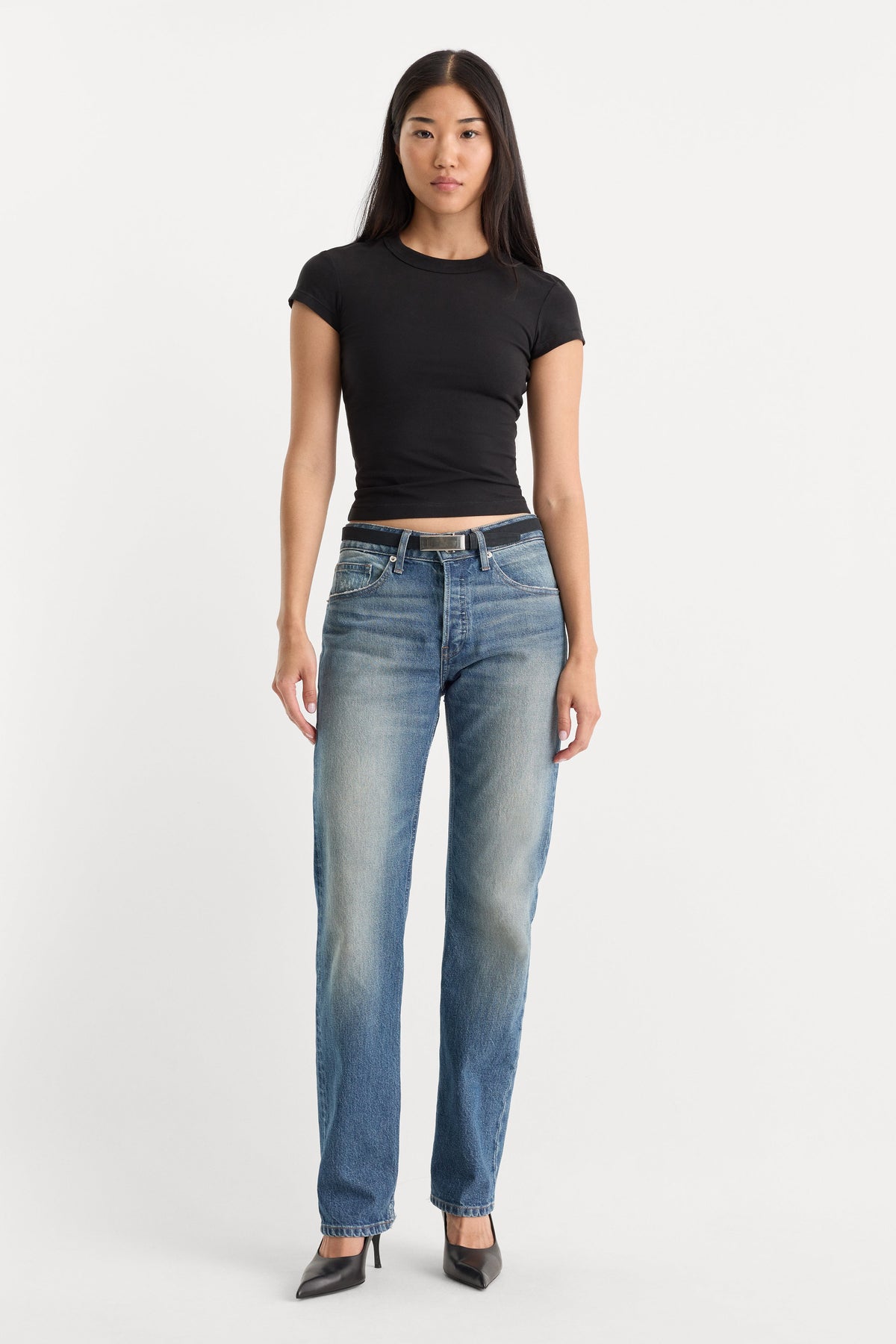 VINTAGE STRAIGHT JEANS INDIGO1282
