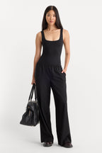 SCULPTING MODERN TANK BODYSUIT BLACK
