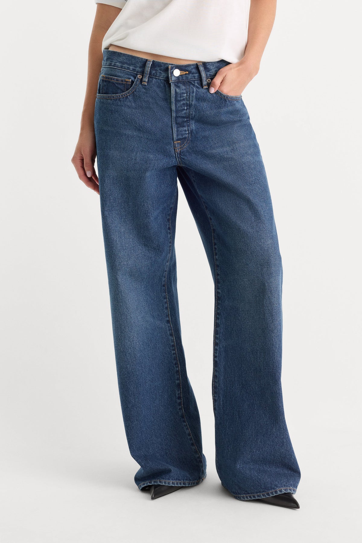 VINTAGE LOW SLUNG BAGGY JEANS TRACE