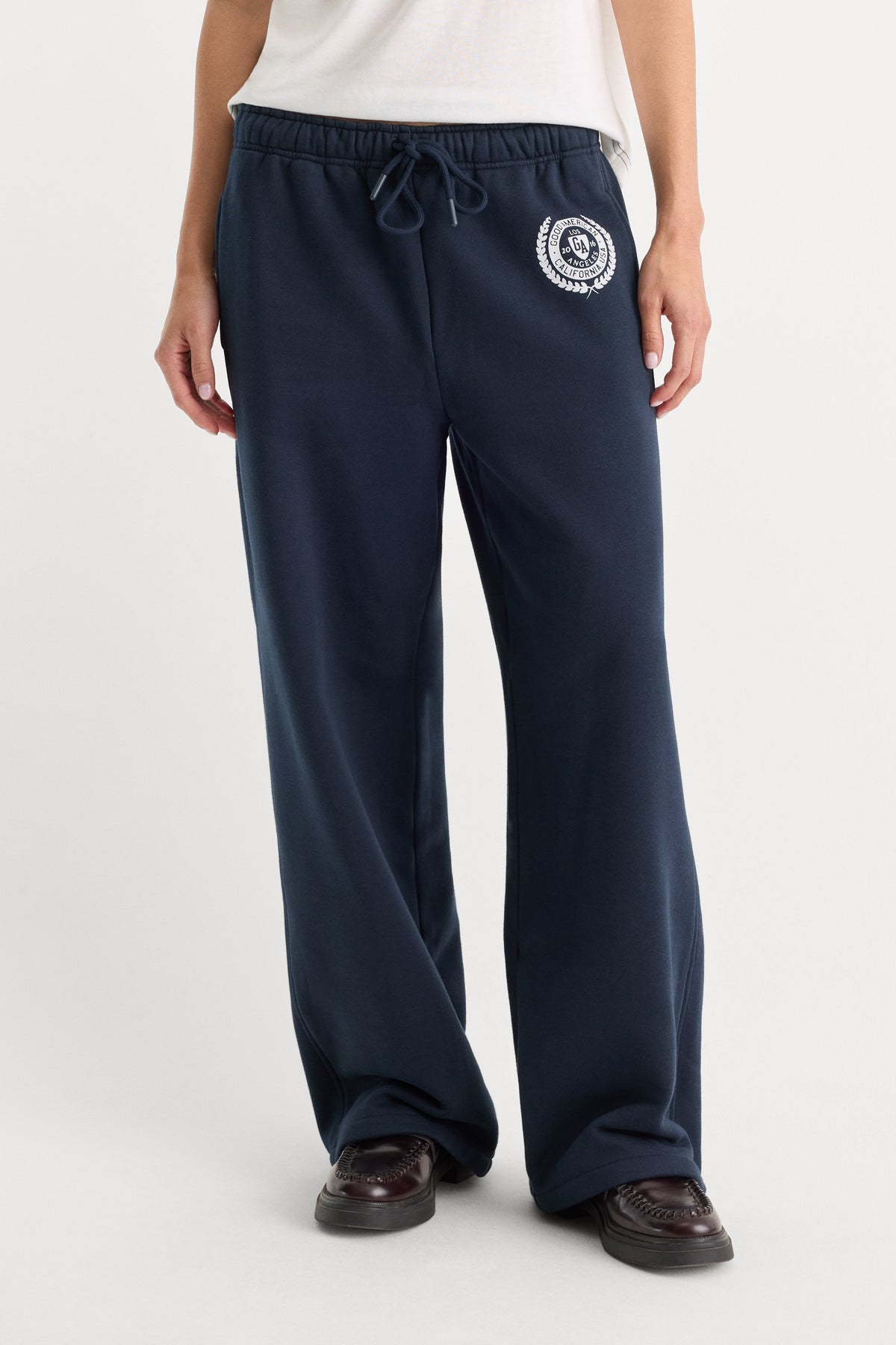 THE BRUSHED FLEECE SWEATPANT NEW NAVY