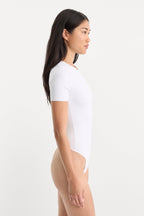 THE SCULPTING MODERN BODYSUIT WHITE