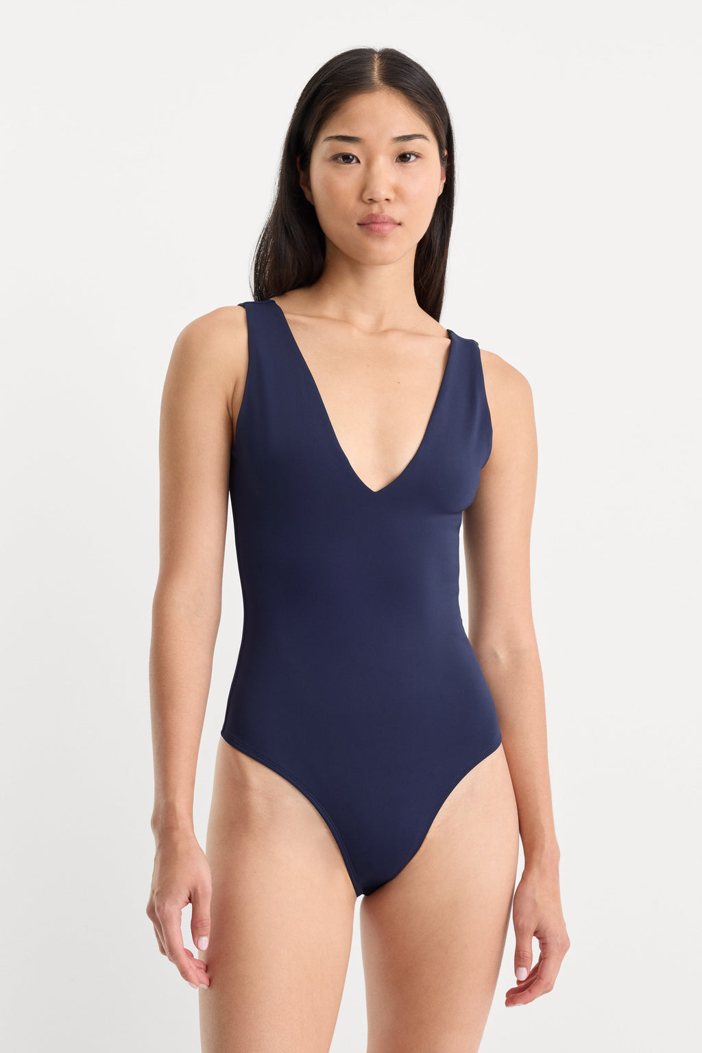 THE SCULPTING DEEP V BODYSUIT HORIZON INK