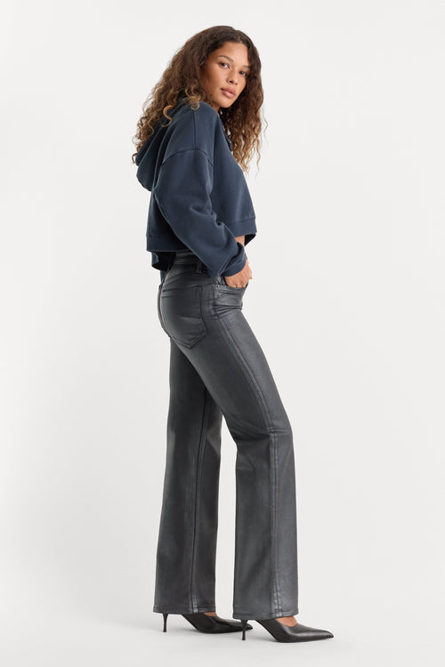 COATED GOOD TRUE STRAIGHT JEANS RUNE