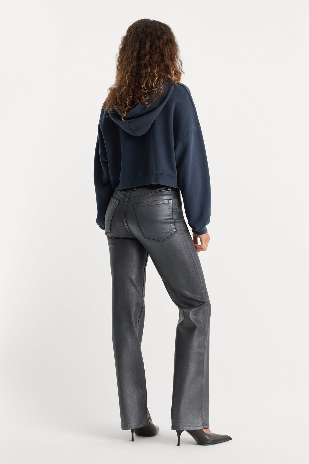 COATED GOOD TRUE STRAIGHT JEANS RUNE