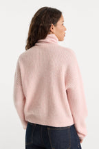 THE OVERSIZED TURTLENECK SWEATER BLUSH