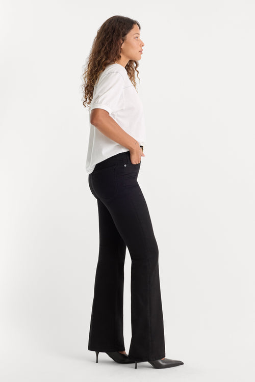 ALWAYS FITS GOOD CLASSIC BOOTCUT JEANS BLACK001