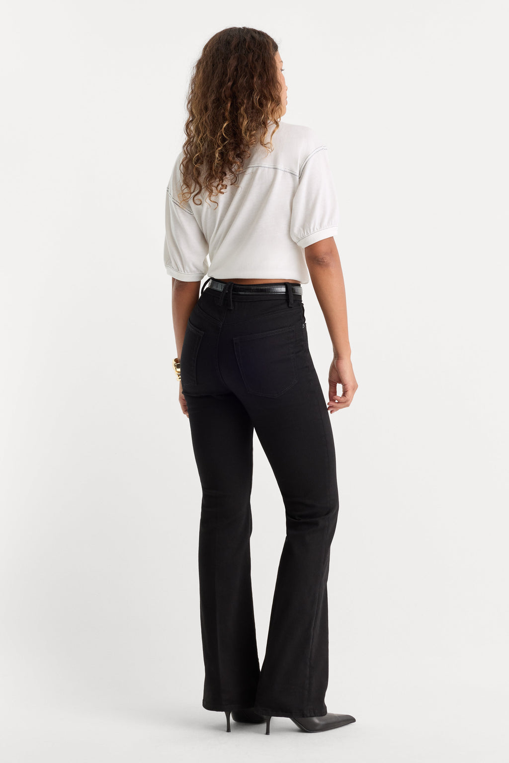 ALWAYS FITS GOOD CLASSIC BOOTCUT JEANS BLACK001