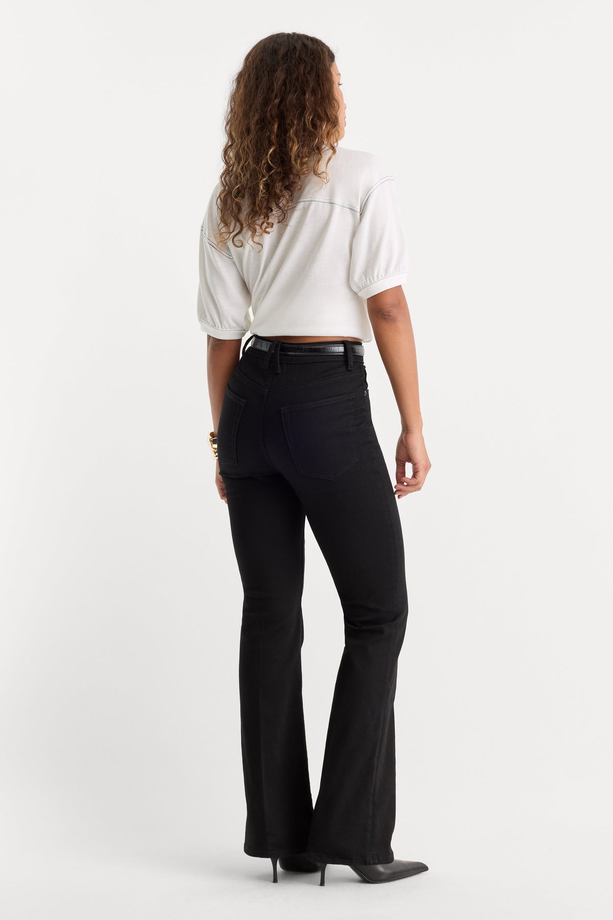 ALWAYS FITS GOOD CLASSIC BOOTCUT JEANS BLACK001