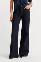 GOOD WAIST PALAZZO JEANS RINSE