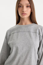 THE LONG SLEEVE GYM TEE GREY MELANGE